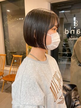 エニ 自由が丘(ENi) マチルダボブ/ピンクベージュ/インナーグレージュ[自由が丘駅]