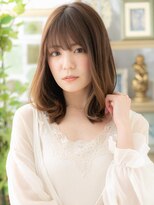 カバーヘア ブリス 大宮西口(COVER HAIR bliss) 前下がり顔周りレイヤー重めミディアムTb2大宮20代30代40代!