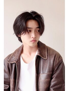 ソイクフ(SOY KUFU) MEN’S HAIR マッシュパーマアッシュブラックカルマパーマ