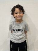 かきあげウェーブパーマ