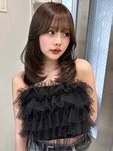 ベレーザシェルト(Beleza scelto) 7324髪質改善内巻きシャギーレイヤーロング韓国ワンホンヘア