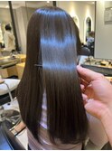 髪質改善＊ロングレイヤーグレーベージュ＊美髪【Zina船橋】