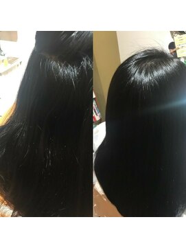 サファイア(SAPPHIRE) エアーストレートのビフォーアフター(*'▽')