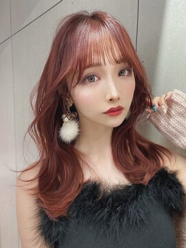 ジーナリア(Xena ria) ピンクカラー/ミルクティーピンク/レイヤーカット/ブリーチ★