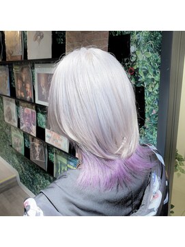 ジルバイジゼル(JILL by GiseL) ダブルカラー/ハイトーンカラー/デザイン/レイヤー/ウルフ