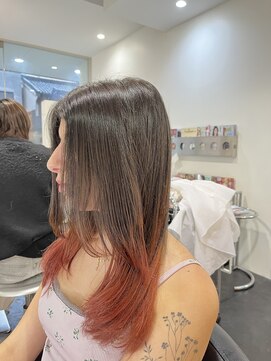 アルバサンス(albasanz) 1ブリーチカラー ブラッドオレンジ