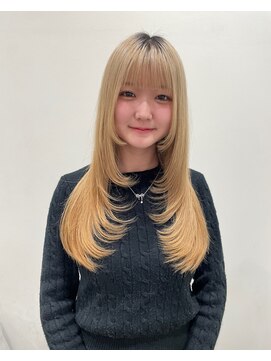 モリオフロムロンドン 大宮店(morio from London) 【ロング/ザクザクレイヤー/ハイトーン】