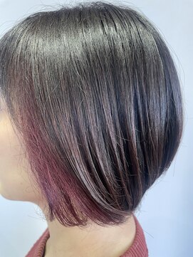 ウノ 南林間(UNO) ショートボブ☆イヤリングカラー