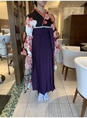 袴の着付け