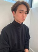 【山田】ツーブロック　ニュアンスパーマかきあげバング