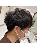 【軽束マッシュ】好印象ヘア　メンズ　ショート