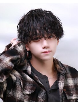 アイトーキョー 池袋(AI TOKYO) ラウンドマッシュ×シャドウパーマ/池袋/池袋駅