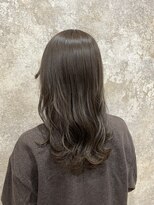 パーセンス(Pursense)&nbsp;オリーブグレージュ/髪質改善/ブリーチなし/赤み消しカラー