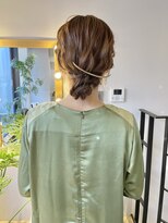 ヘアー アイス ルーチェ(HAIR ICI LUCE) ゆるふわヘアセット結婚式参列ヘアセット/中西