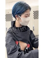 コス(kos) 大人可愛い/ココアベージュ/グレージュカラー/ボブウルフ/黒髪