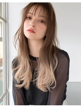 ケイバイミシェリー(kei by misherry) アレンジ簡単ロング骨格似合わせレイヤーカット裾カラー