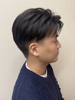 ベック ヘアサロン(BEKKU hair salon) 直毛でもフェザーパーマの様な仕上がり☆刈り上げセンターパート