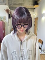 ワゴンヘアー(wagon hair) pink lavender らむカラー