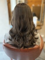 フリーク 土浦店(FREAK)&nbsp;ブリーチなしWカラーオリーブベージュ