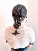 Say.ロングレイヤー結婚式ヘアセットヘアアレンジ表参道青山原宿