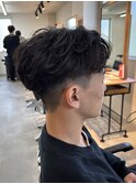 フェザーパーマ/ツーブロック/ビジネスパーマ/千葉駅保立大翔