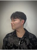 ナチュラル毛流れセンターパート
