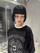 ニール(nier) ボブミニボブワイドバンクダークカラー袋町