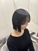 ナンバーセカンド(Number 2nd)&nbsp;【number さえ】ブルーブラック×ぷつっとボブ