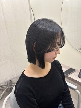 ナンバーセカンド(Number 2nd) 【number さえ】ブルーブラック×ぷつっとボブ