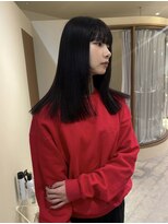 イーズ(ease.)&nbsp;ラベンダーブラック/切りっぱなしロブ【四日市】