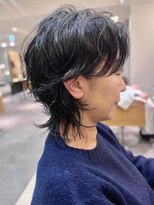 フリップビーアヴェダ(FLIP B AVEDA) 本八幡×ハンサムショート×ウルフレイヤー×黒髪
