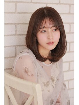 ワゴンバイアフロート(Wagon by afloat) ミディアム20代30代ストレートレイヤー前髪なし前髪あり池袋
