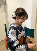 ミルクティーブロンド/ダークブルー/デジタルパーマ/千葉駅