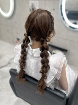 クラン 東心斎橋店(Clan)&nbsp;編み下ろしツイン/心斎橋ヘアセット