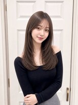 アロマ ヘアルーム 池袋店(AROMA hair room) 韓国風レイヤーカット/ハッシュカット/グレージュ/秋カラー/池袋