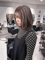 キング 京橋店(K!ng)&nbsp;レイヤーカットブリーチなしダブルカラーハッシュカット韓国
