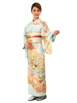 ゲッカビジン(GEKKABIJIN)&nbsp;レンタル訪問着AS34 42000円《東京着物レンタル六本木月下美人》