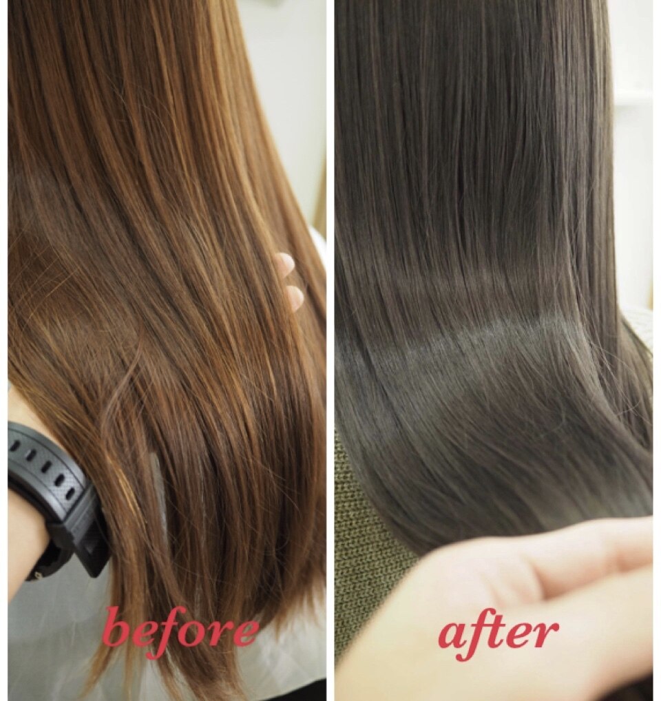 艶髪♪外国人風カラー♪アプリエ☆ブルーアッシュ：L008841588