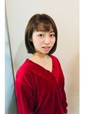 CTF純金カラークセストパー＆毛先内巻きボブカット☆