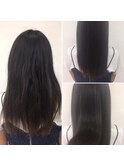 黒髪でもOK！褒められ美髪ストレート☆