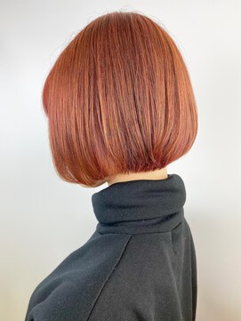 レンジシキチジョウジ (RENJISHI KICHIJOJI) ビビッドアプリコットボブ 【RENJISHI AKN】