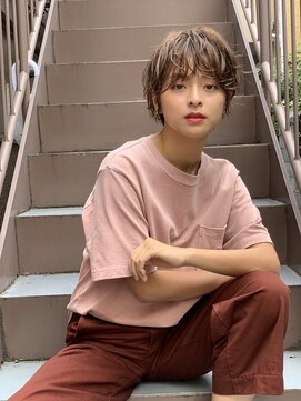 ブラウヘアアンドケア(care) ランダムパーマ&ウェットスタイリング