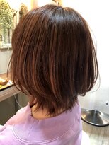 モンプルポ(momp repos)&nbsp;【momp】くびれボブ/バレイヤージュ/ピンク/宝塚/逆瀬