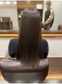 艶髪縮毛矯正カラークセストパー CTFカラーと縮毛矯正を同時施術
