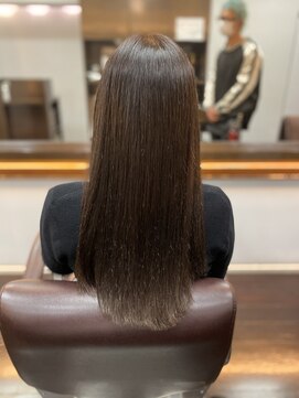 トイロヘアー(toiro hair) 艶髪縮毛矯正カラークセストパー CTFカラーと縮毛矯正を同時施術