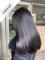 アイディール 心斎橋店(:ideal)&nbsp;20代30代40代☆アッシュバイオレット色落ちしにくいダークカラー