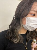エンレイ(enRei)&nbsp;大人かわいいゆるふわ外ハネウェーブインナーカラーミルクティー
