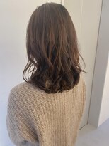 チョビー 銀座(chobii)&nbsp;道村/くびれミディ/グレージュ/ハイライト/イルミナカラー