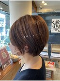 REAL SALON WORK~大人可愛い20代30代くびれ丸みショートボブ