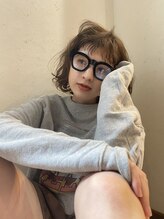 【工藤梨花】ブリーチなし透明感カラー&パーマスタイル指名No.1スタイリスト丁寧なカウンセリング◎